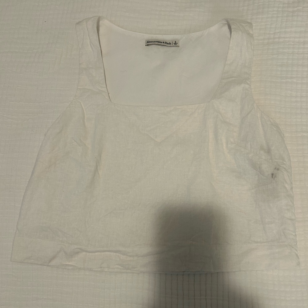 Linen crop top